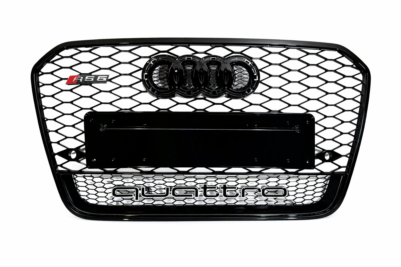 Atrapa grill Audi A6 2011-2015 C7 styl RS6 Black Quattro